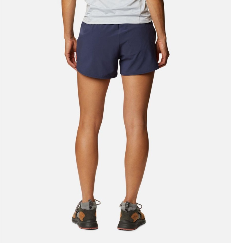 Navy Columbia Pleasant Creek Stretch Women's Shorts | 58237XJFB