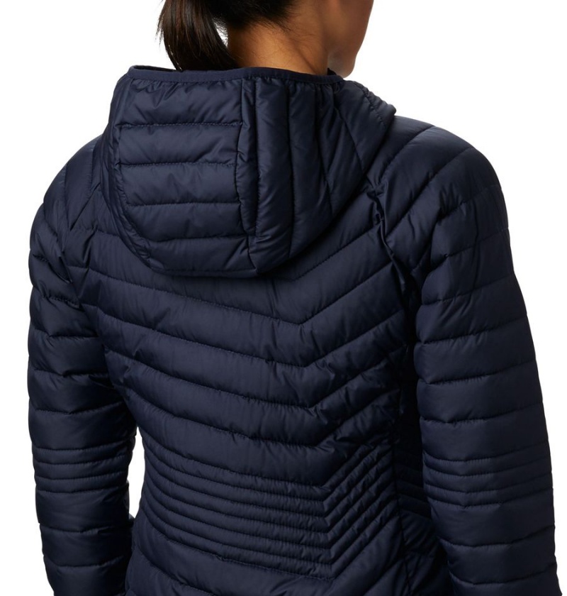 Navy Columbia Powder Lite Mid Women's Puffer Jacket | 17460RIPN