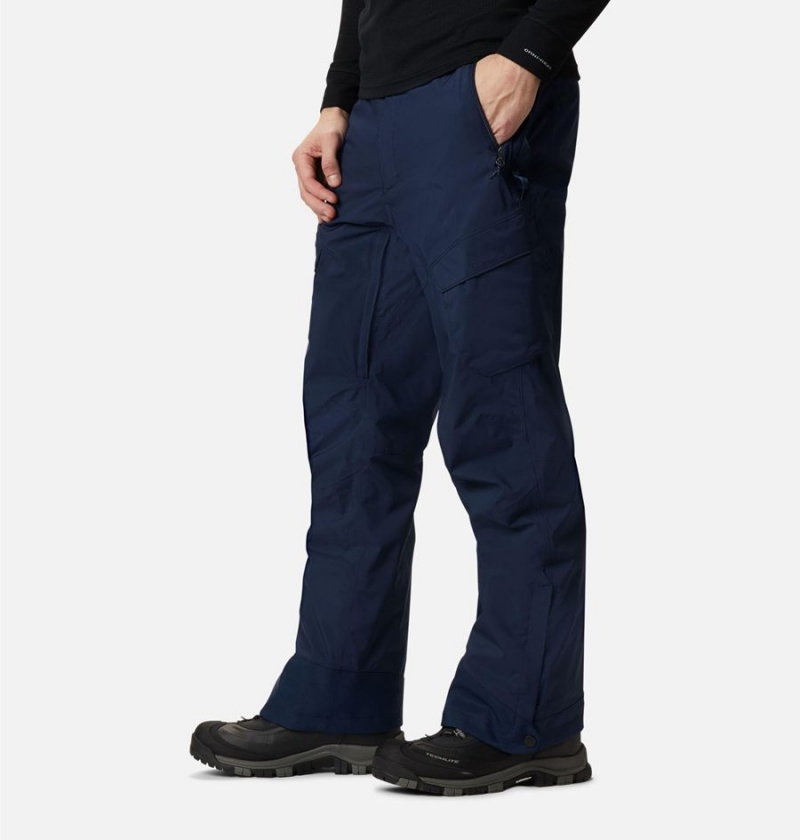 Navy Columbia Powder Stash Ski Men's Pants | 31295YCED