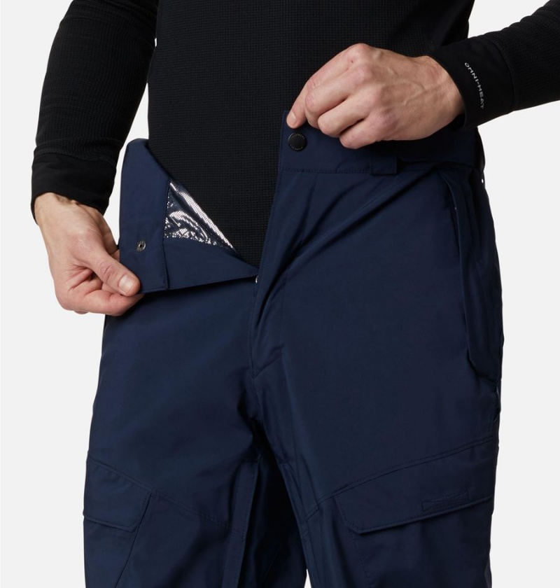 Navy Columbia Powder Stash Ski Men's Pants | 31295YCED