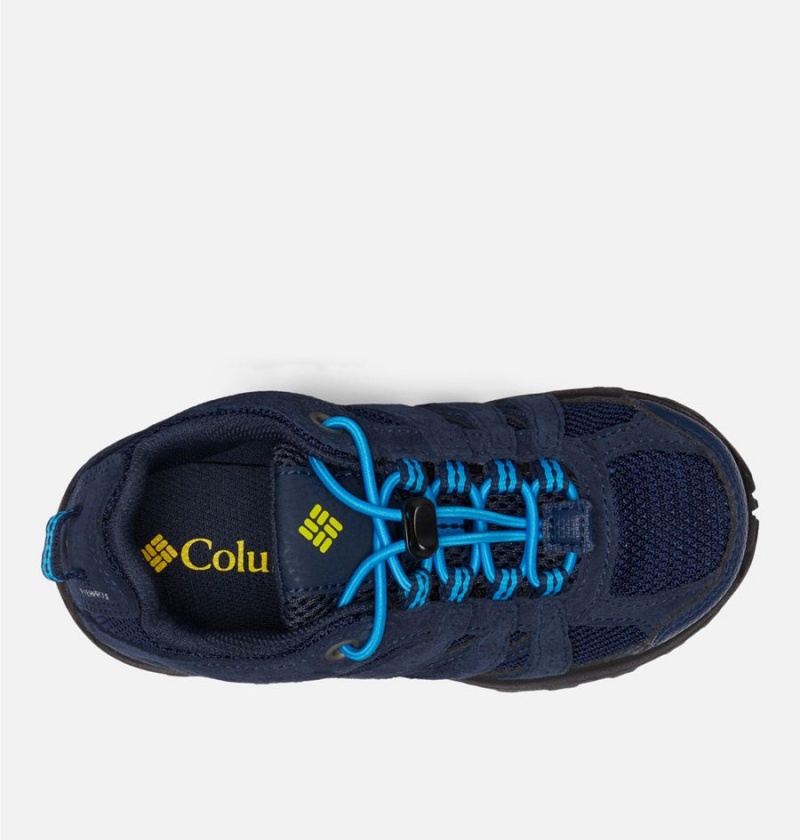 Navy Columbia Redmond Waterproof Kids' Sneakers | 52703JUPF