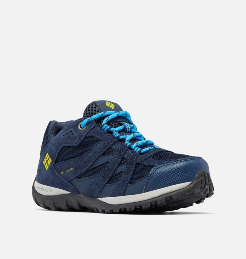 Navy Columbia Redmond Waterproof Kids' Sneakers | 68037QHLR