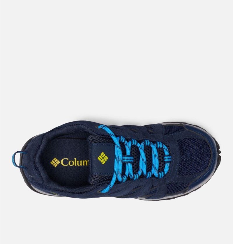 Navy Columbia Redmond Waterproof Kids' Sneakers | 68037QHLR