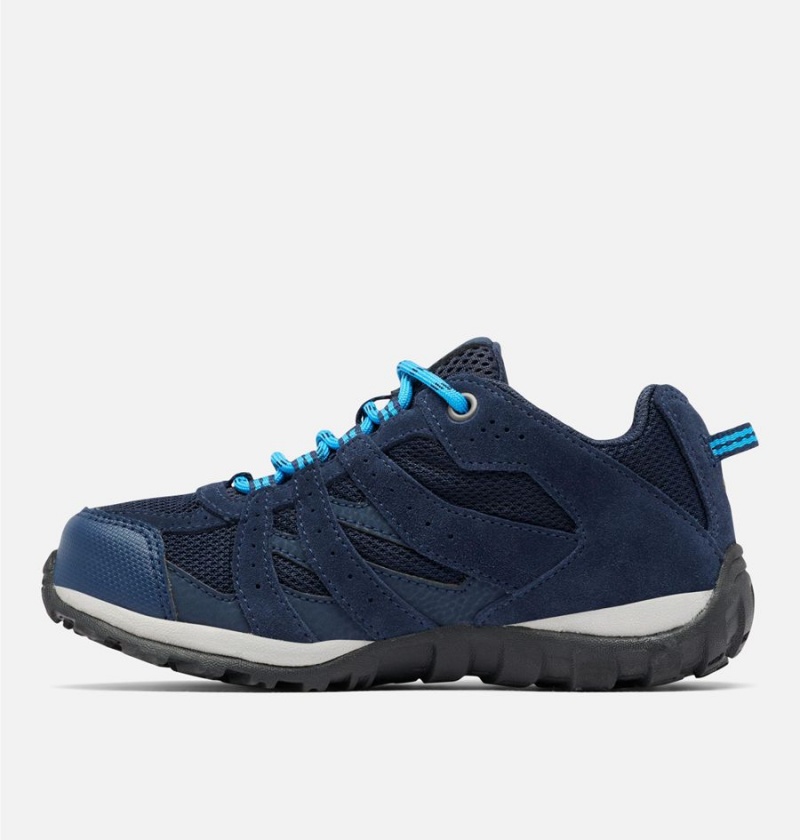 Navy Columbia Redmond Waterproof Kids' Sneakers | 68037QHLR