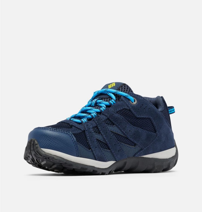 Navy Columbia Redmond Waterproof Kids' Sneakers | 68037QHLR