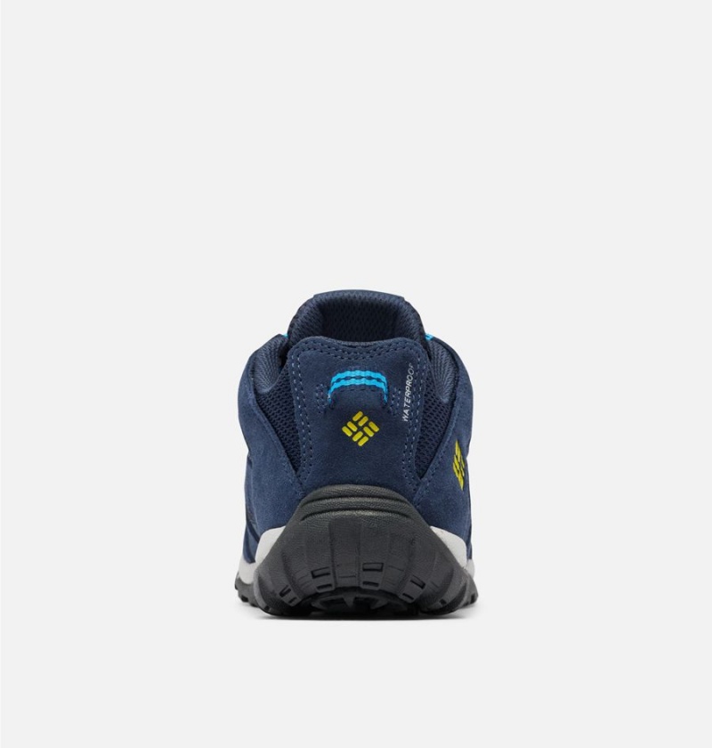 Navy Columbia Redmond Waterproof Kids' Sneakers | 68037QHLR