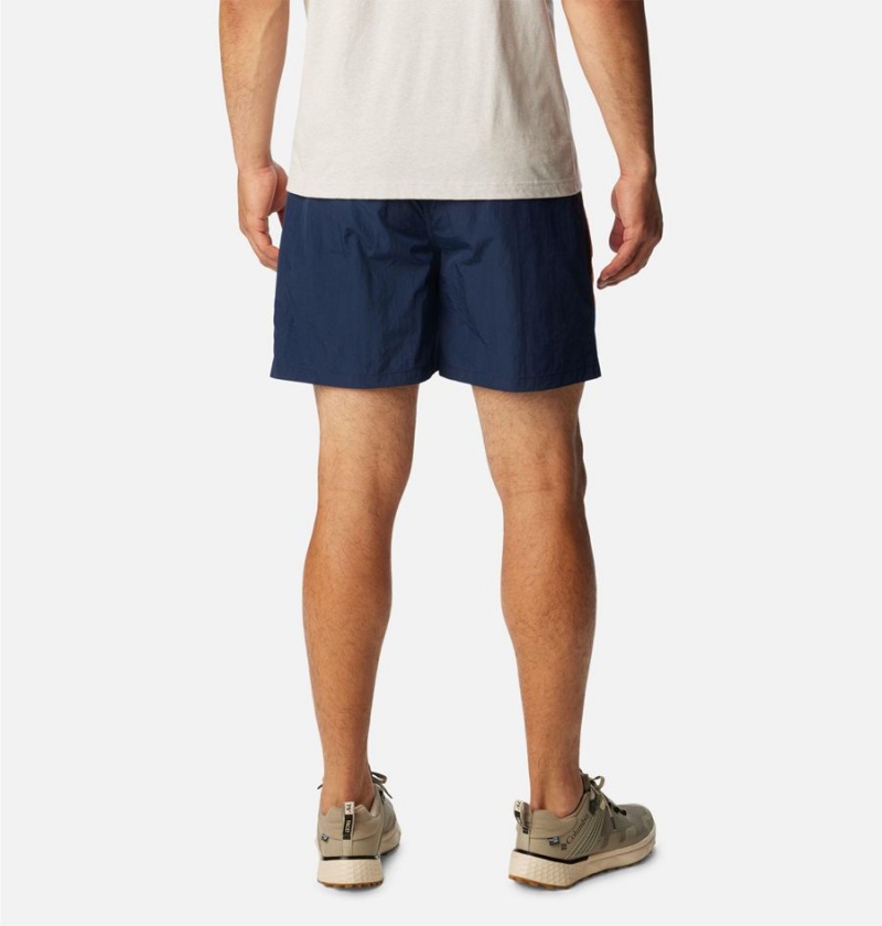 Navy Columbia Riptide Retro Men's Shorts | 78514KQYF