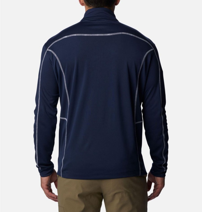 Navy Columbia Shotgun Quarter Zip Golf Men's Pullover | 41068XADC