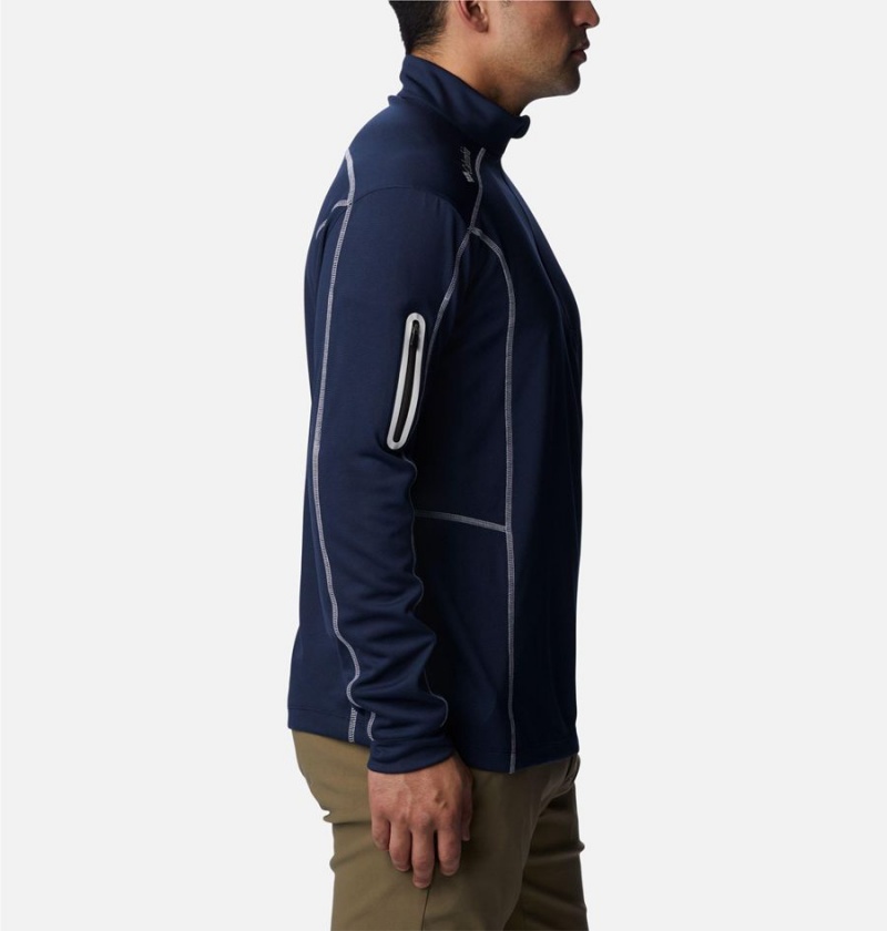 Navy Columbia Shotgun Quarter Zip Golf Men's Pullover | 41068XADC