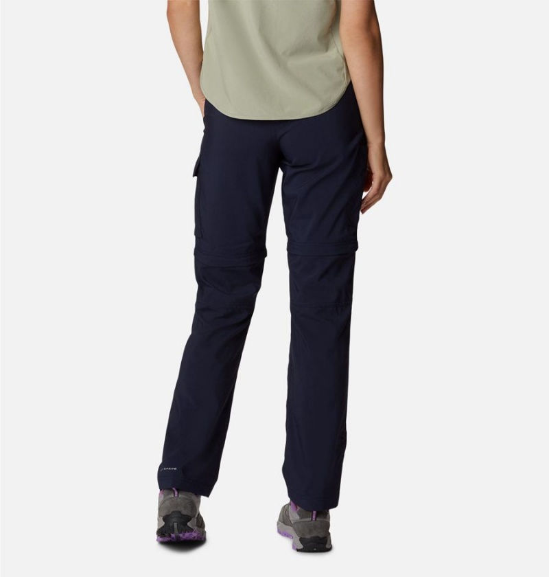 Navy Columbia Silver Ridge Utility Convertible Women's Pants | 45780SOMT