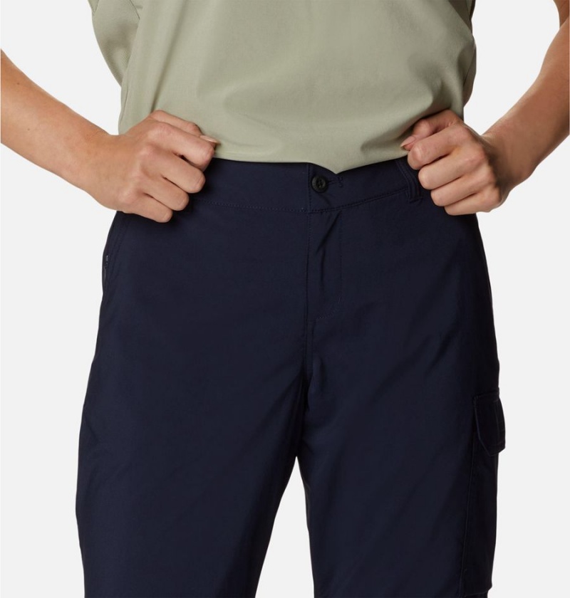 Navy Columbia Silver Ridge Utility Convertible Women's Pants | 45780SOMT