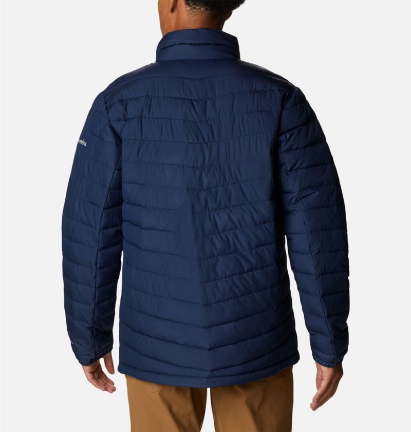 Navy Columbia Slope Edge Insulated Men's Puffer Jacket | 76135EXPV