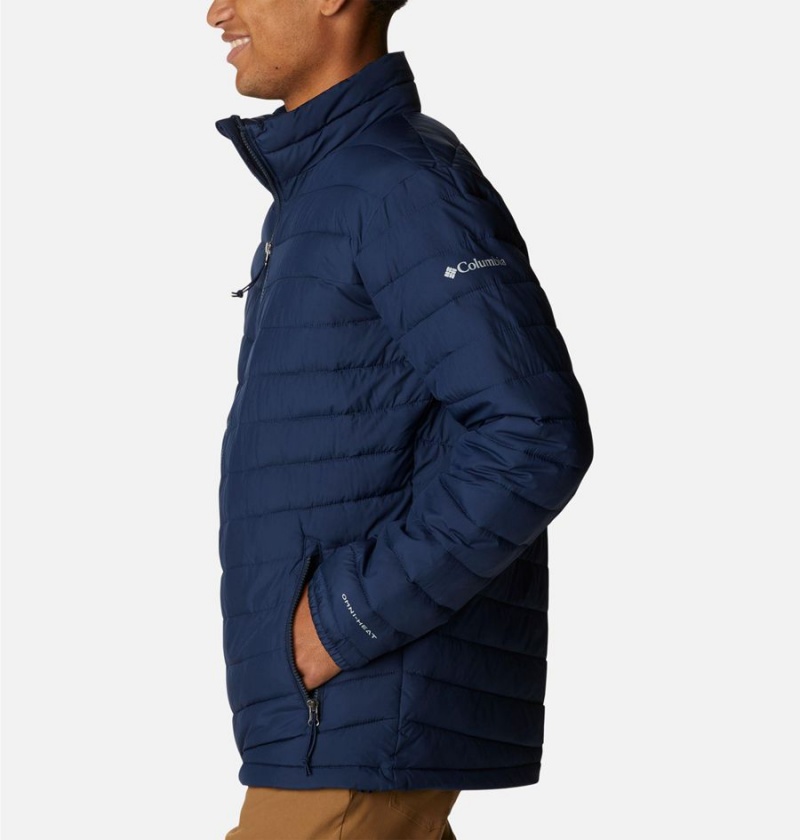 Navy Columbia Slope Edge Insulated Men's Puffer Jacket | 76135EXPV