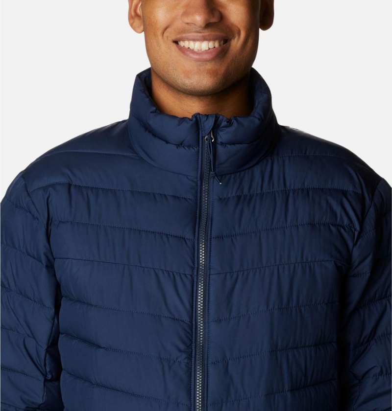 Navy Columbia Slope Edge Insulated Men's Puffer Jacket | 76135EXPV