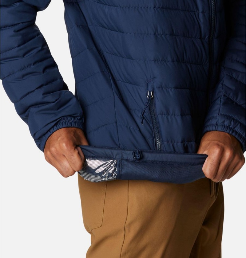 Navy Columbia Slope Edge Insulated Men's Puffer Jacket | 76135EXPV