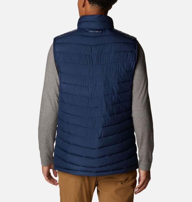 Navy Columbia Slope Edge Men's Vest | 07419PWGD