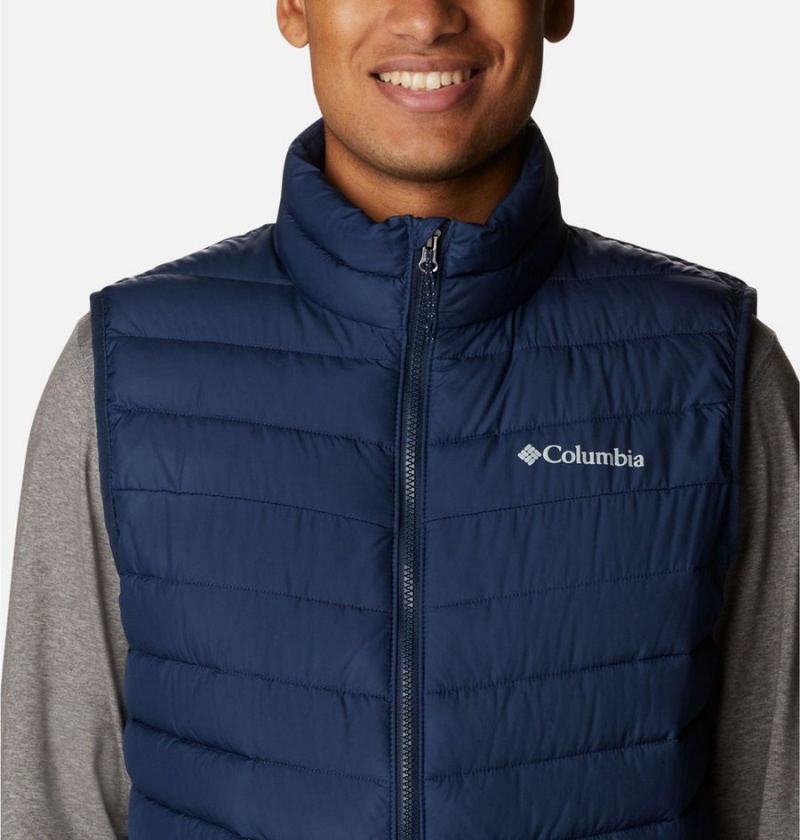 Navy Columbia Slope Edge Men's Vest | 07419PWGD