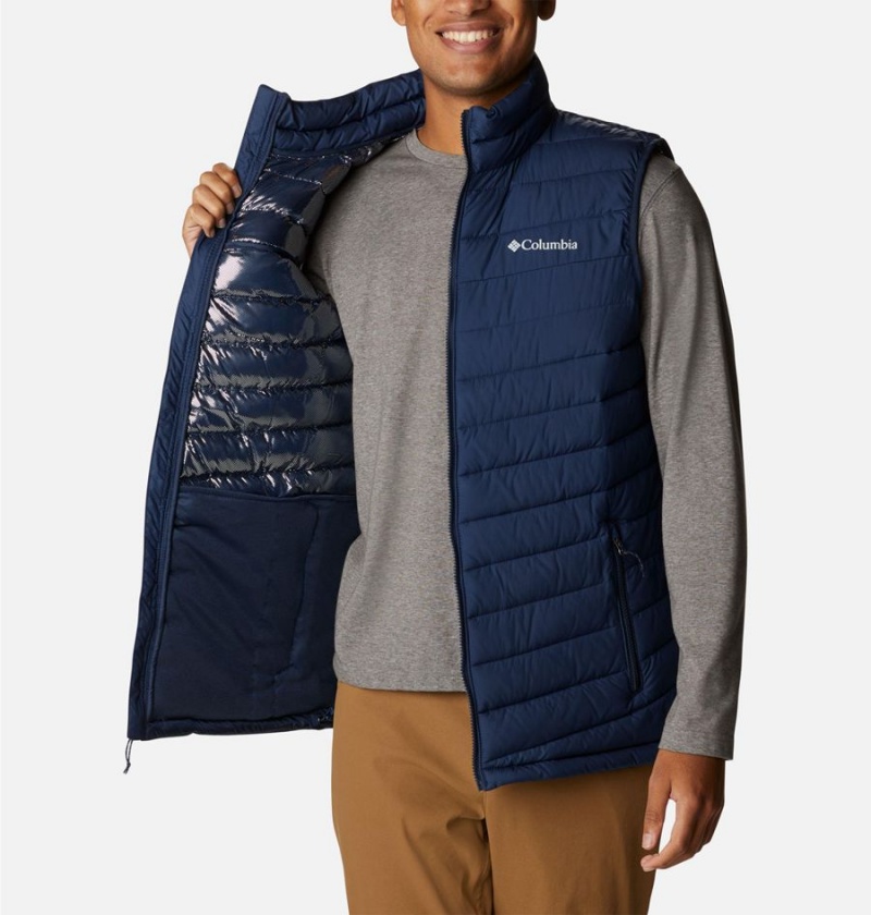 Navy Columbia Slope Edge Men's Vest | 07419PWGD