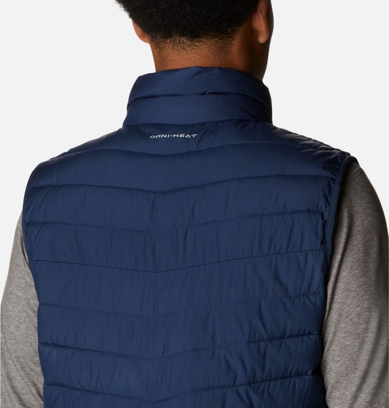 Navy Columbia Slope Edge Men's Vest | 07419PWGD