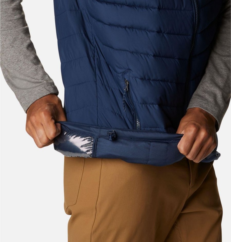 Navy Columbia Slope Edge Men's Vest | 07419PWGD