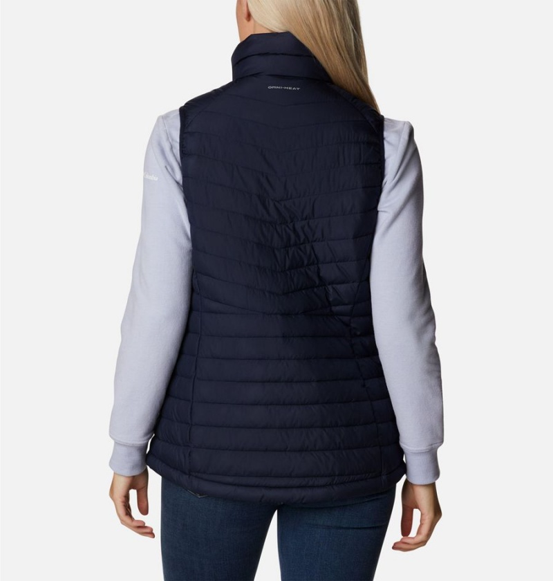 Navy Columbia Slope Edge Women's Vest | 96128CYGS