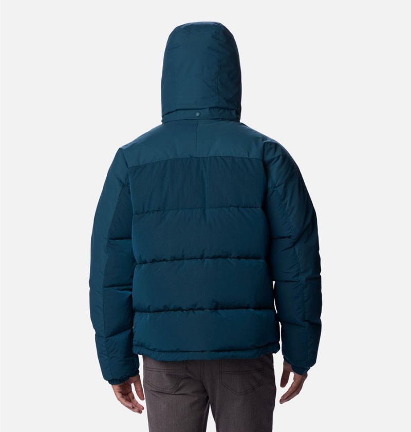 Navy Columbia Snowqualmie Insulated Men's Puffer Jacket | 24835KBUD