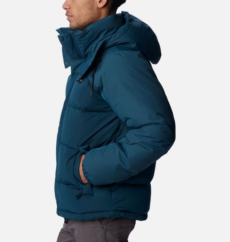 Navy Columbia Snowqualmie Insulated Men's Puffer Jacket | 24835KBUD