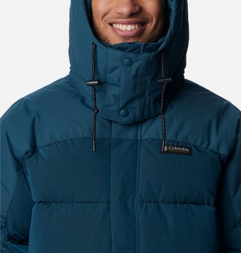 Navy Columbia Snowqualmie Insulated Men's Puffer Jacket | 24835KBUD