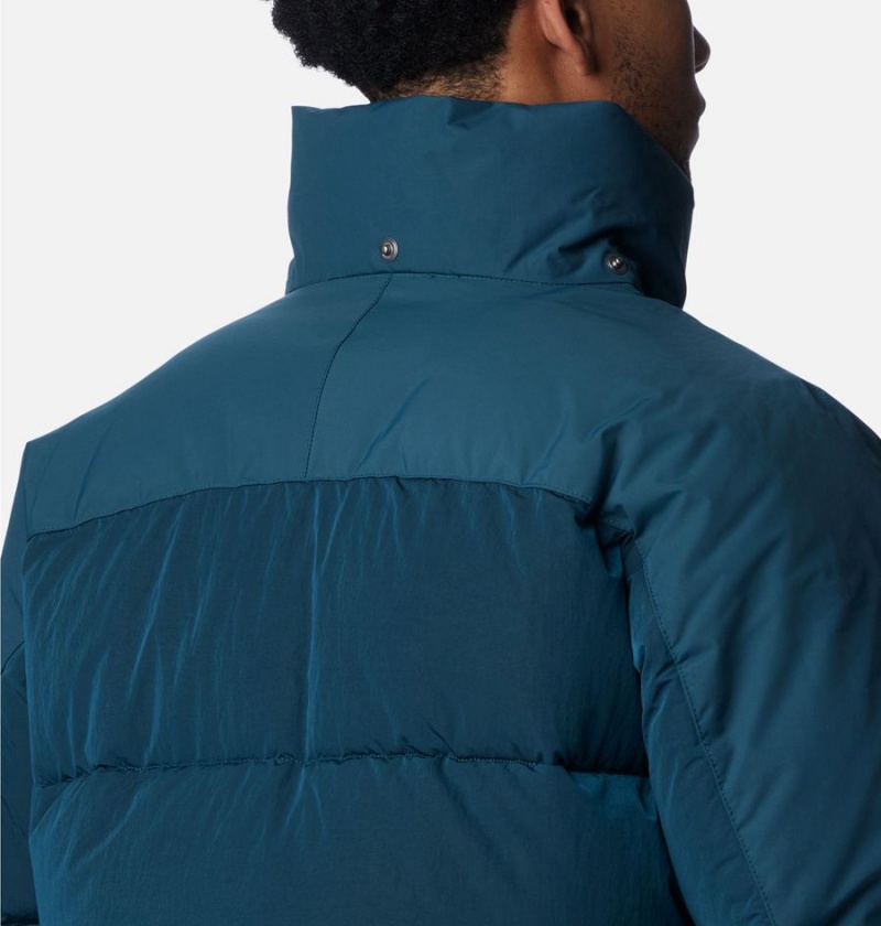 Navy Columbia Snowqualmie Insulated Men's Puffer Jacket | 24835KBUD