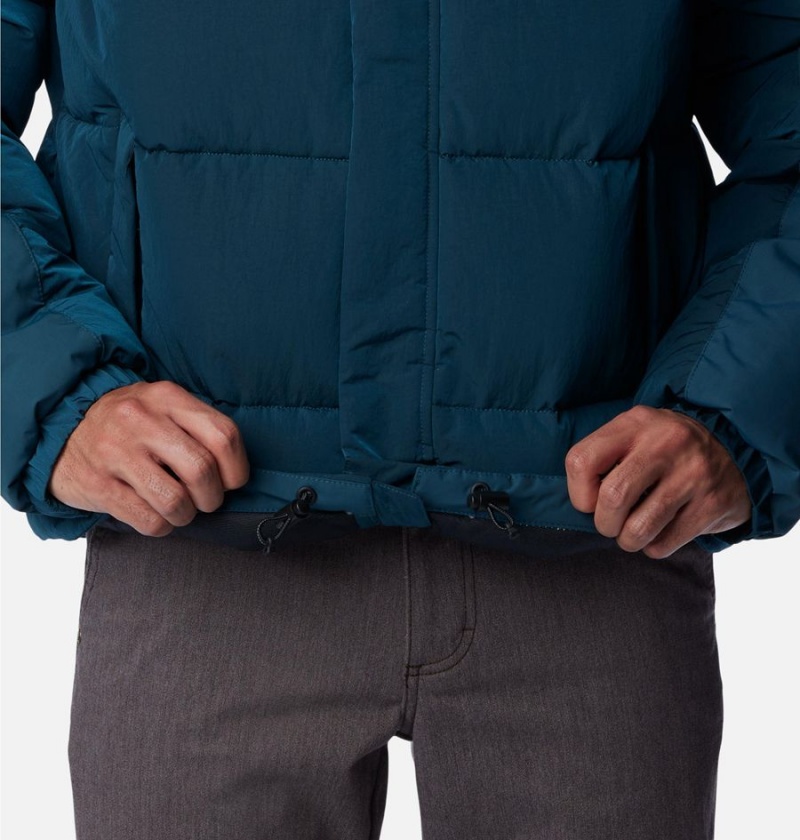 Navy Columbia Snowqualmie Insulated Men's Puffer Jacket | 24835KBUD