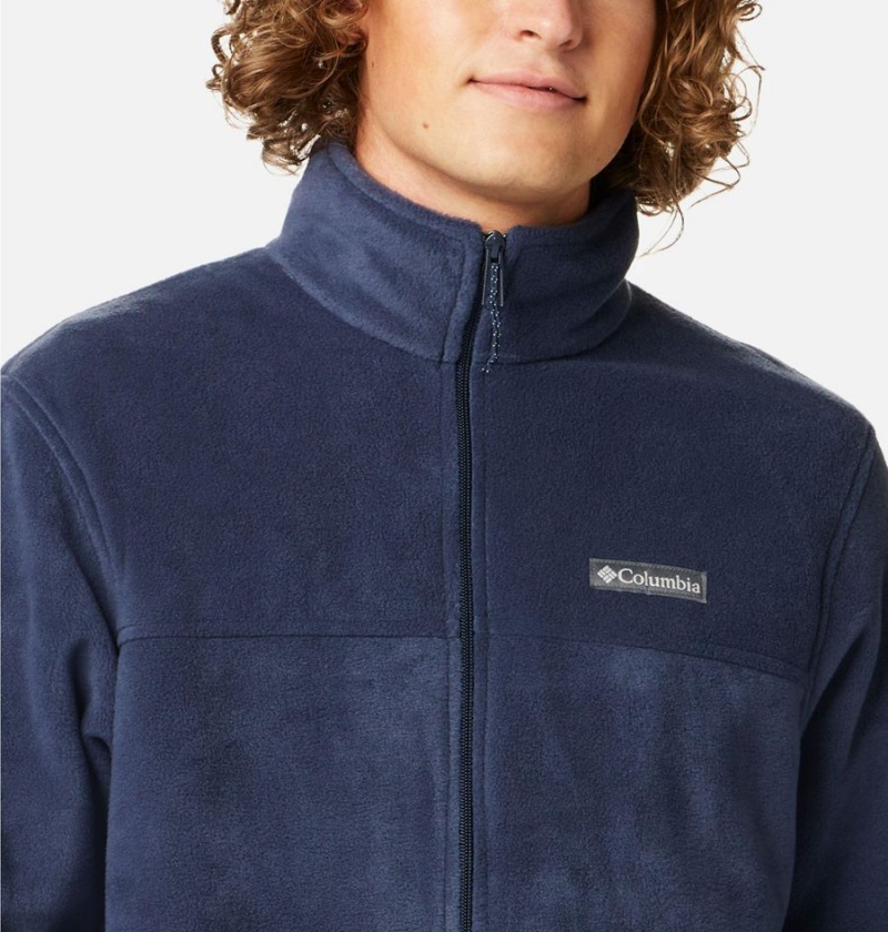 Navy Columbia Steens Mountain 2.0 Full Zip Men's Fleece Jacket | 18075YCIQ