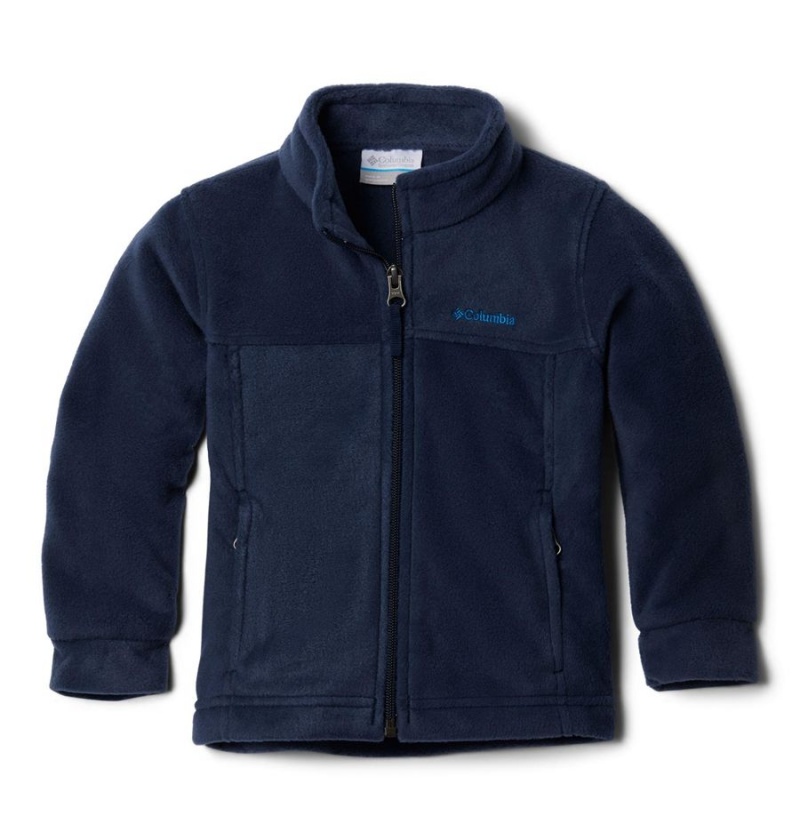 Navy Columbia Steens Mountain II Fleece Kids' Jacket | 45201RYTC