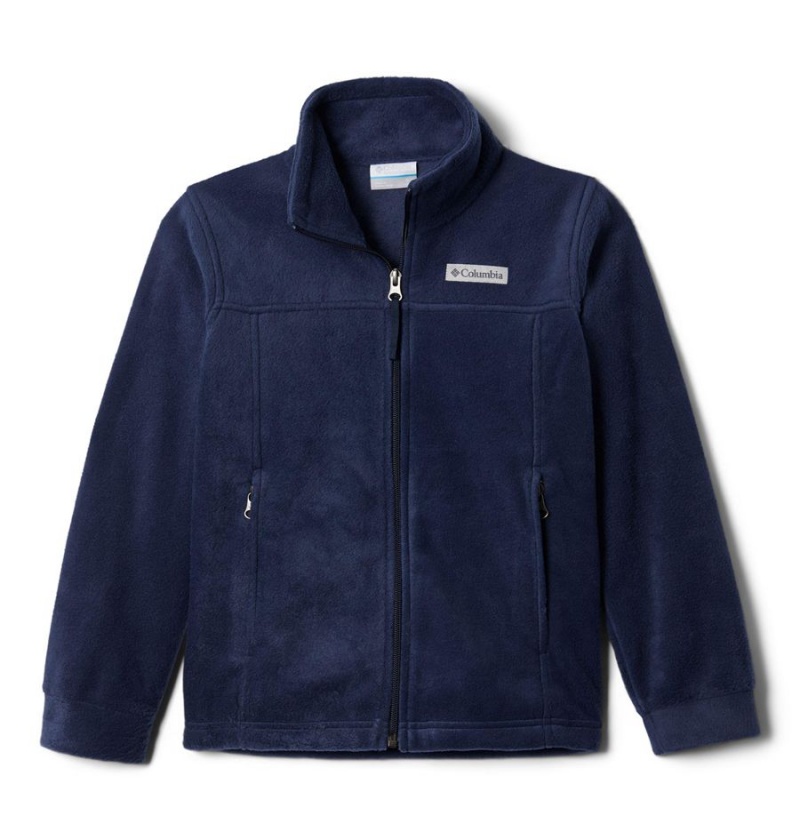 Navy Columbia Steens Mountain II Fleece Kids' Jacket | 45201RYTC