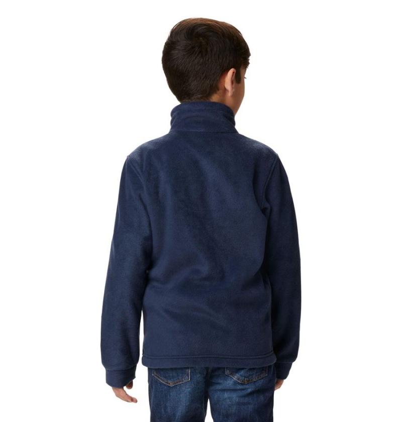 Navy Columbia Steens Mountain II Fleece Kids' Jacket | 45201RYTC