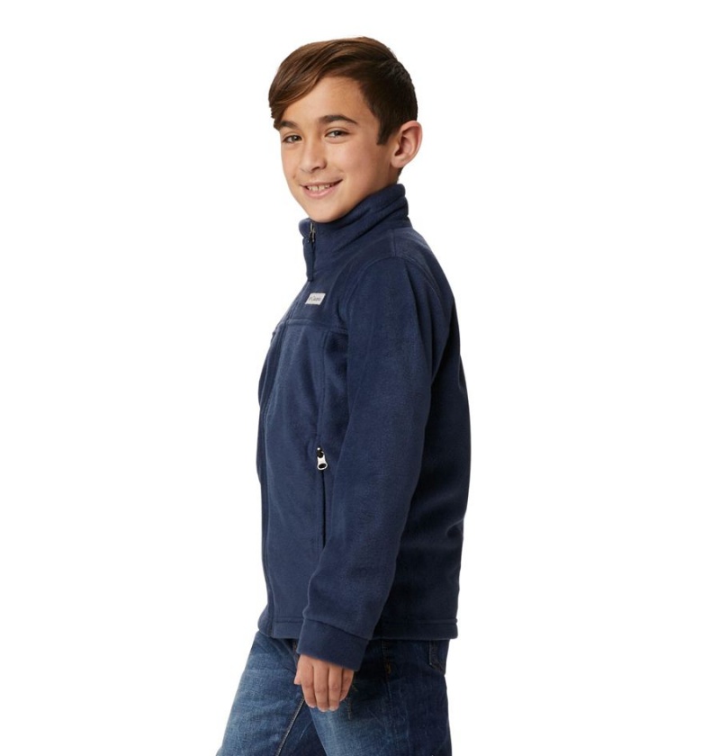 Navy Columbia Steens Mountain II Fleece Kids' Jacket | 45201RYTC