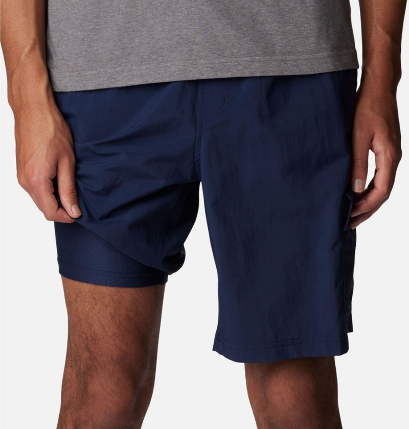 Navy Columbia Summerdry Brief Men's Shorts | 80795MIAW