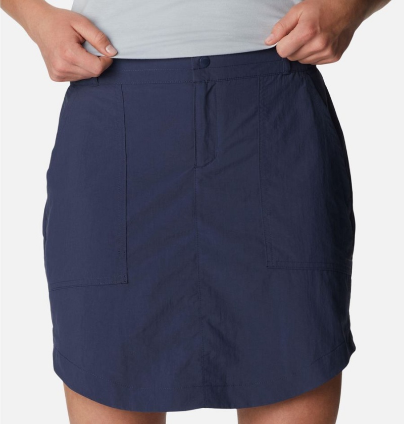 Navy Columbia Summerdry Women's Skirts | 64025DJPI