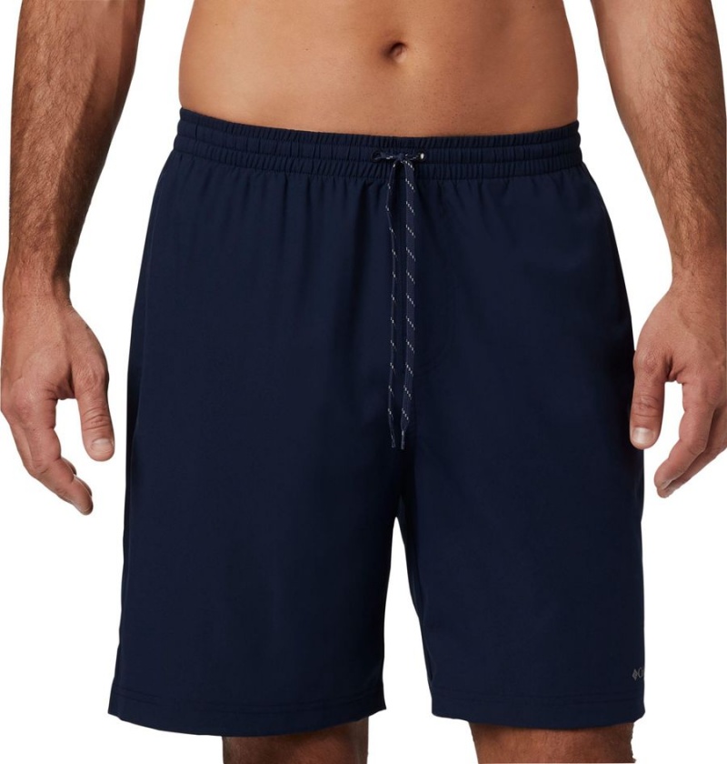 Navy Columbia Summertide Stretch Men's Shorts | 65201ZCDH