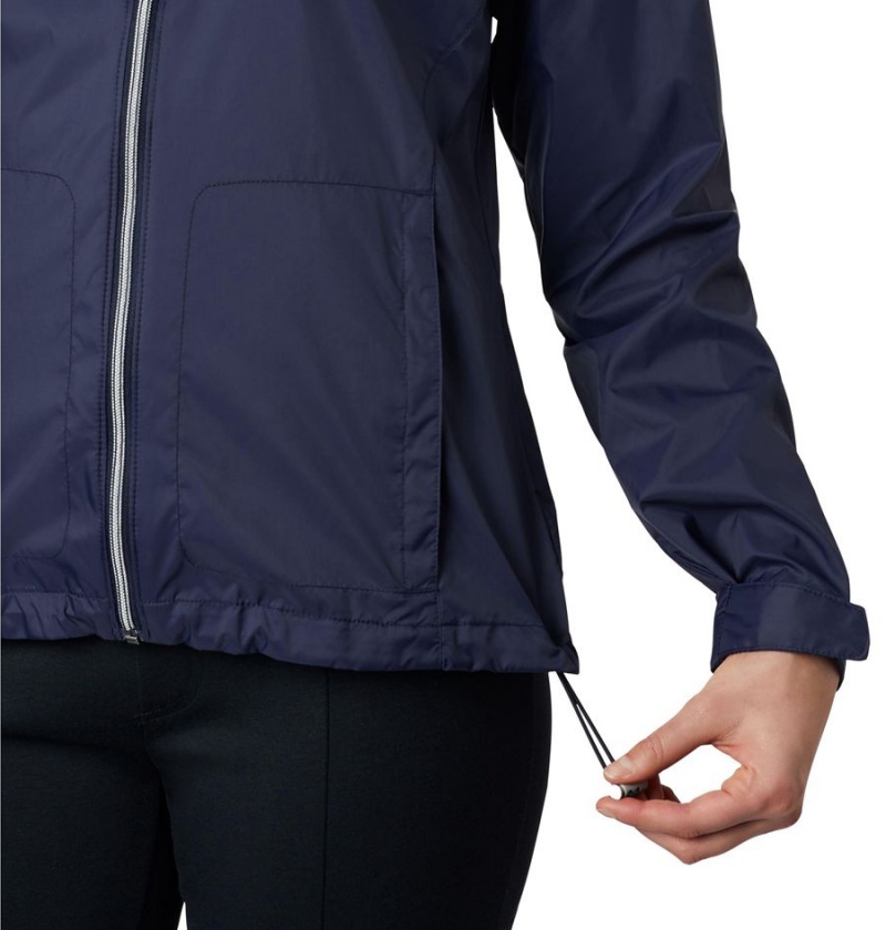 Navy Columbia Switchback III Women's Rain Jacket | 79208COMJ