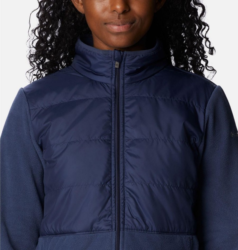 Navy Columbia Tamarancho Full Zip Women's Fleece Jacket | 13295WTIR