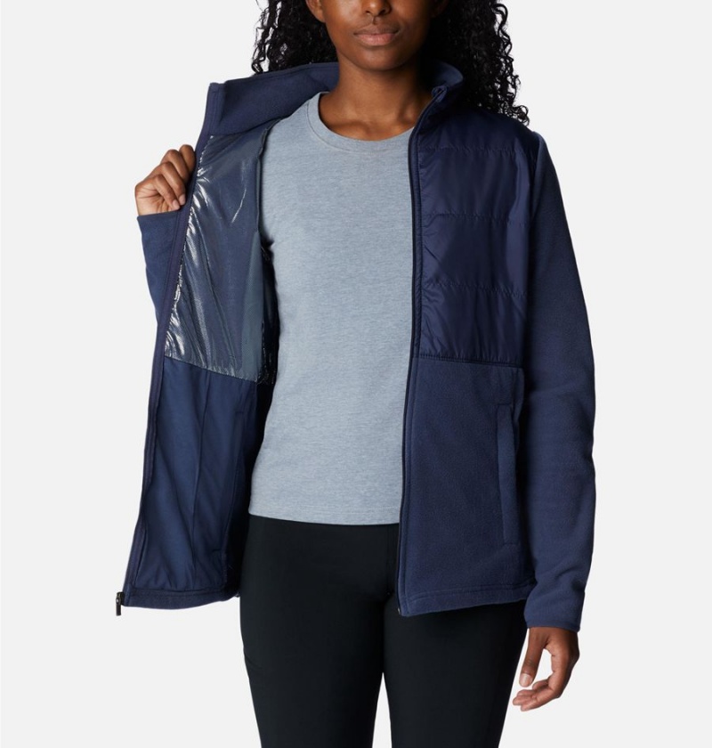 Navy Columbia Tamarancho Full Zip Women's Fleece Jacket | 13295WTIR