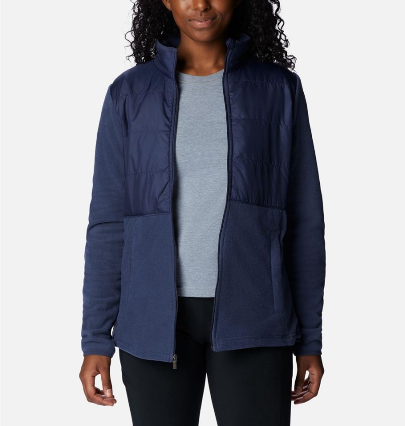 Navy Columbia Tamarancho Full Zip Women's Fleece Jacket | 13295WTIR