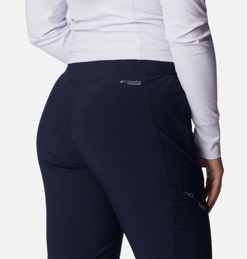 Navy Columbia Titan Pass Women's Pants | 39042LUCB