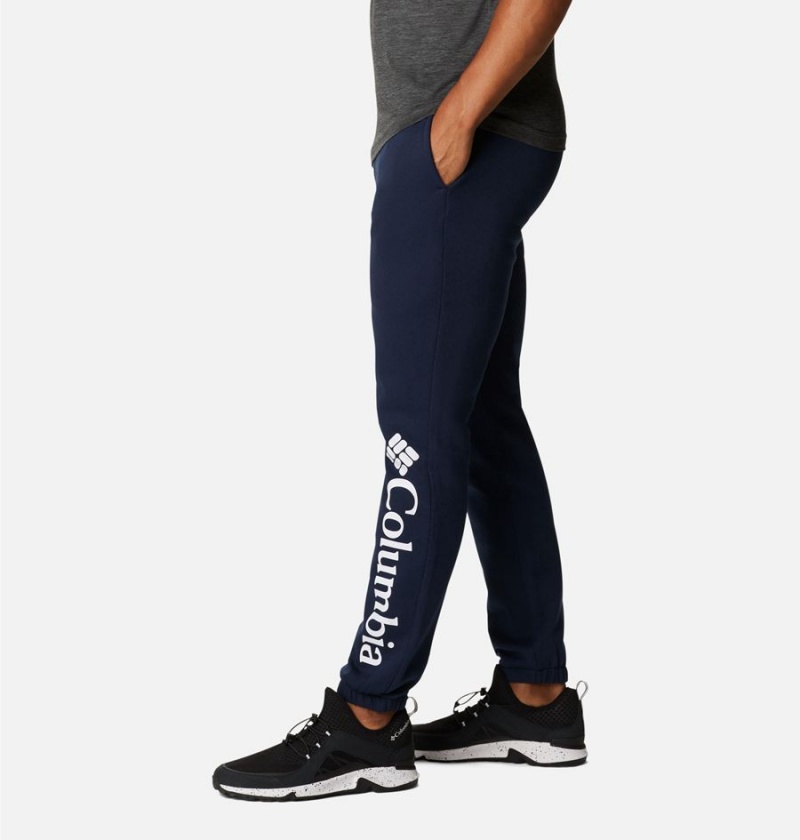 Navy Columbia Trek Joggers Men's Pants | 47690QDNF