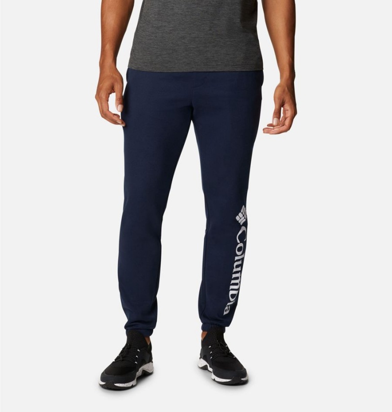 Navy Columbia Trek Joggers Men\'s Pants | 47690QDNF