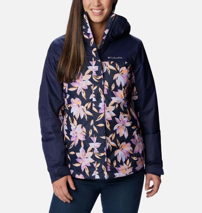 Navy Columbia Tunnel Falls II Interchange Women\'s 3 In 1 Jackets | 81073GFIH