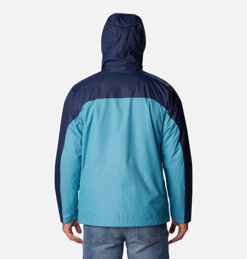 Navy Columbia Tunnel Falls Interchange Men's 3 In 1 Jackets | 04571TBQM