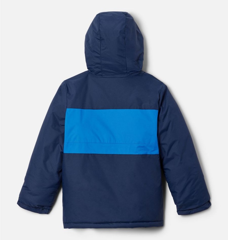 Navy Columbia Valley Runner Kids' Jacket | 59841UYAM