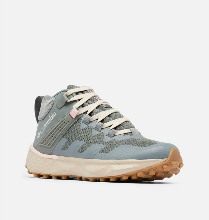 Olive Columbia Facet 75 Mid OutDry Women's Sneakers | 65417CWBV