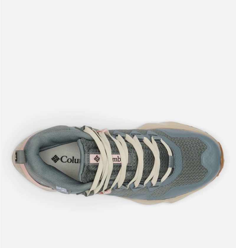 Olive Columbia Facet 75 Mid OutDry Women's Sneakers | 65417CWBV